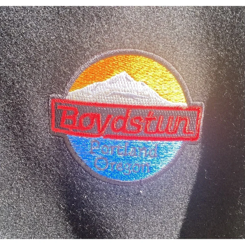 Boydstun Genuine Leather Varsity Letterman Varsity Jacket By Amber Graphics SzXL